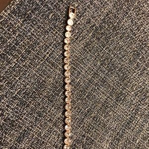 Swarovski EMILY BRACELET, PINK, ROSE GOLD PLATING